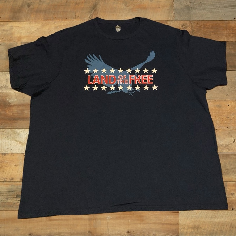 4th Fourth Of July American Flag USA Shirt Freedom Built Tough Land Of The Free